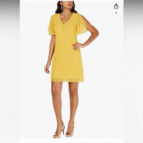 NWT-Thalia Sodi Necklace Shift Dress - Picture 1 of 7